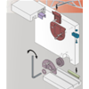 KIT SISTEMA SCORREVOLE X 1 ANTA DA 60 KG 0105/1