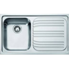 LAVELLO DA INCASSO "FRANKE RADAR" INOX SALDATO  86 X 50 CM. 1 VASCA A SINISTRA